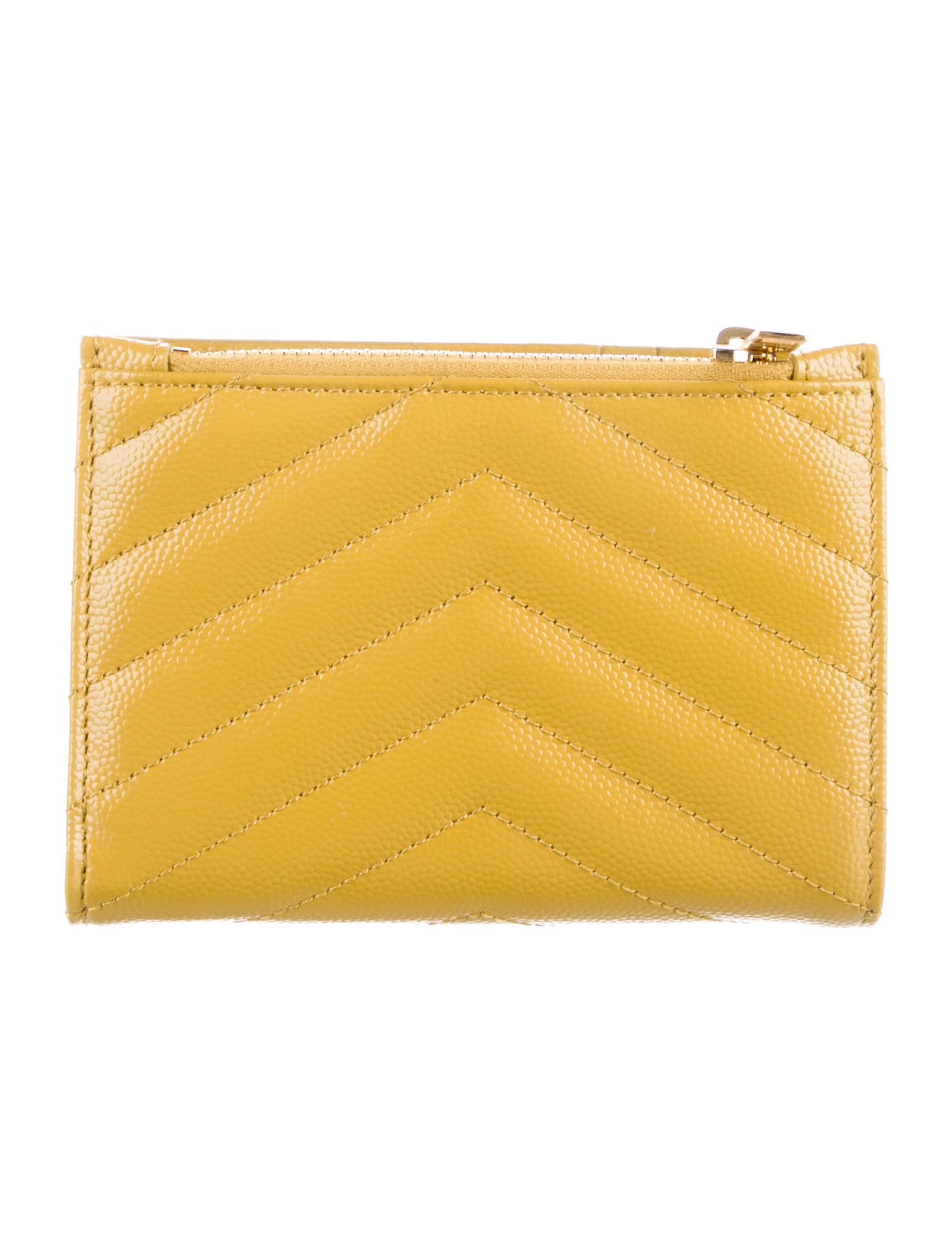 Saint Laurent 2022 Patent Leather Wallet